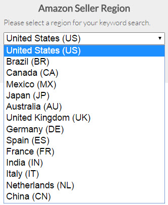 Image of Keyword Tool Regions